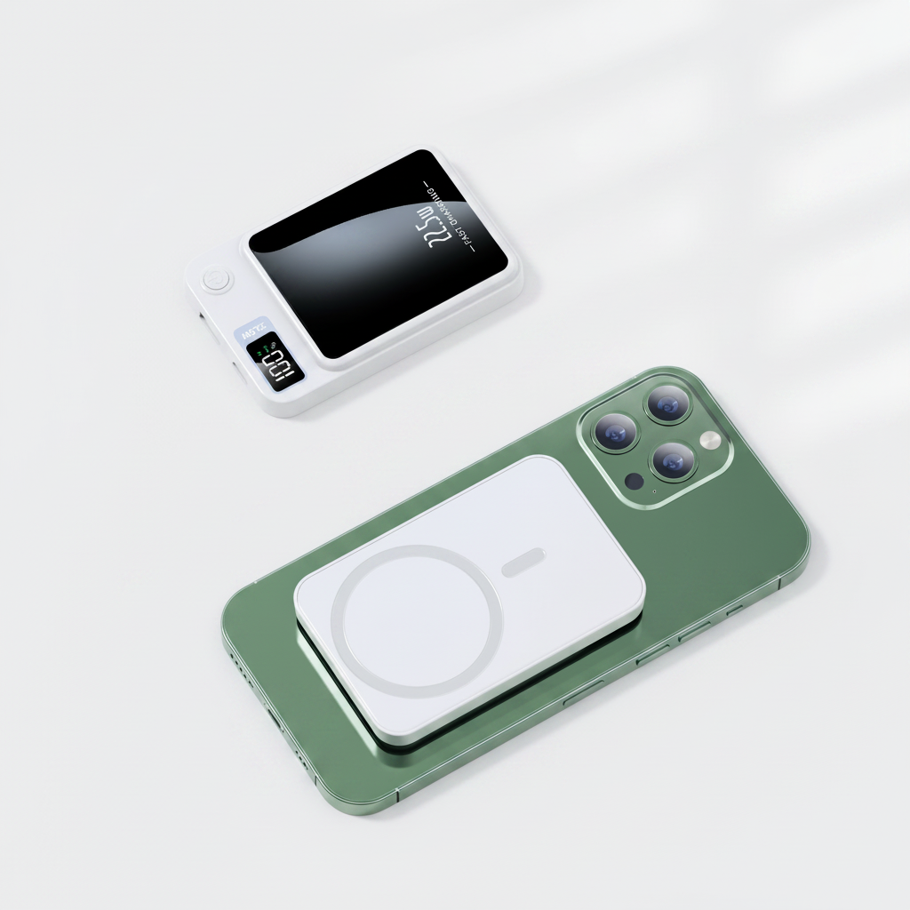 Magnetic Wireless Power Bank Fast Charge
