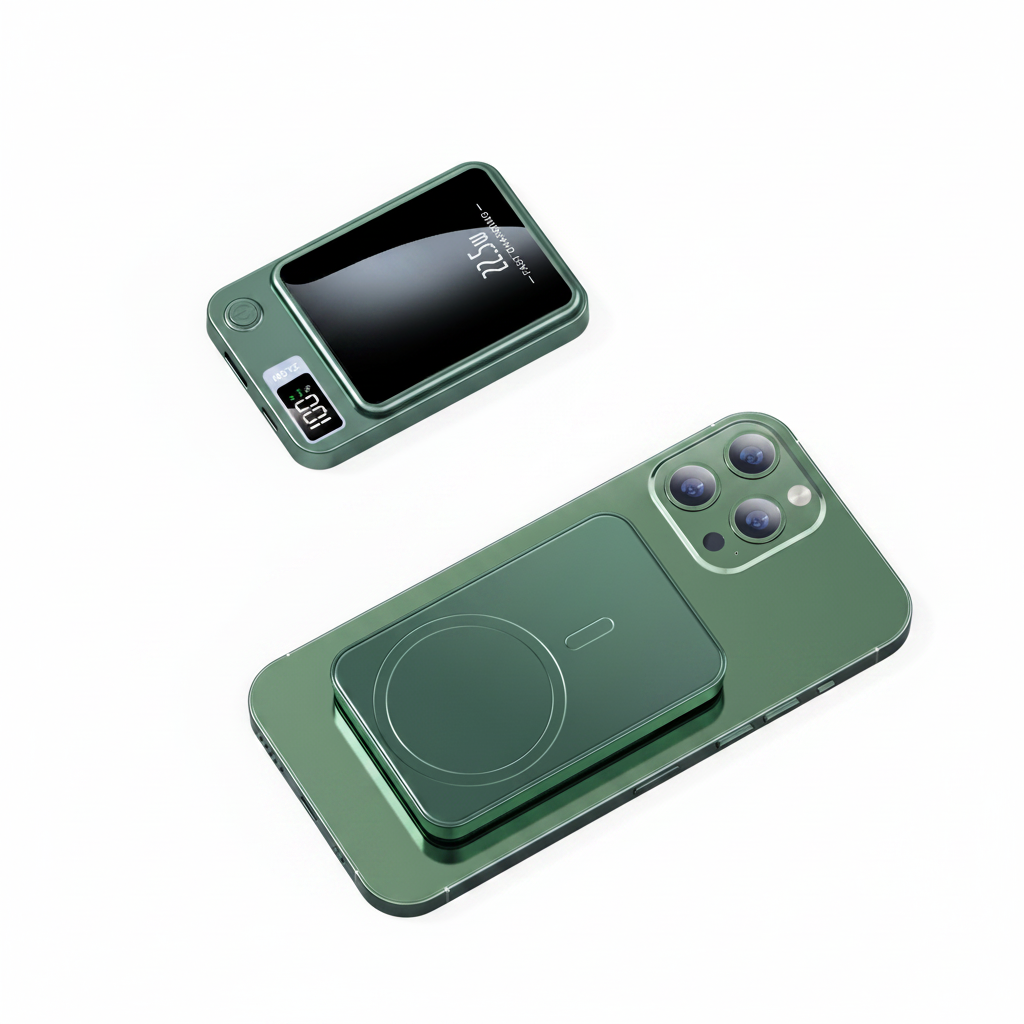Magnetic Wireless Power Bank Fast Charge
