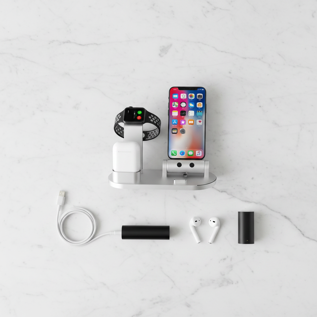 3-in-1 Charging Stand for Convenience