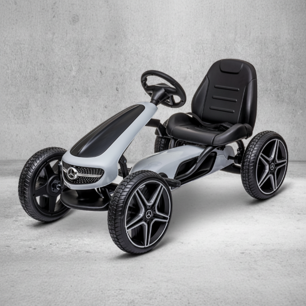 Go-kart hvid udvidet
