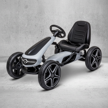 Go-kart hvid udvidet