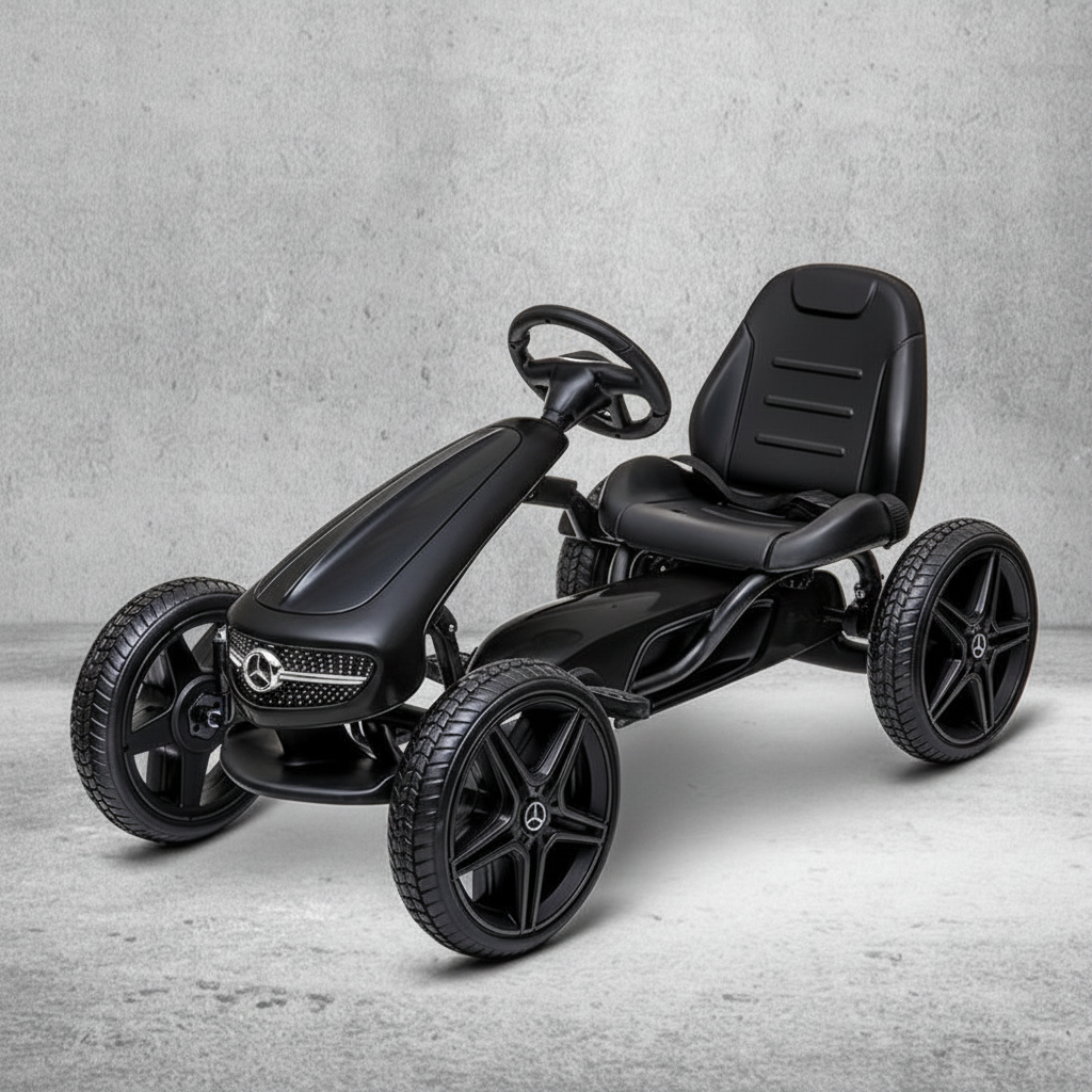 Go-kart sort - samme stil
