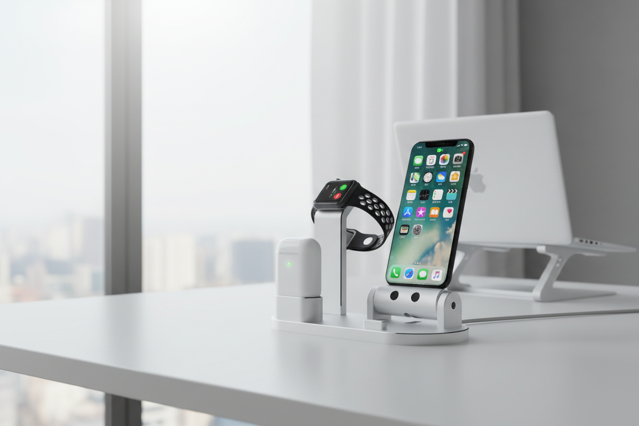 3-in-1 Charging Stand for Convenience