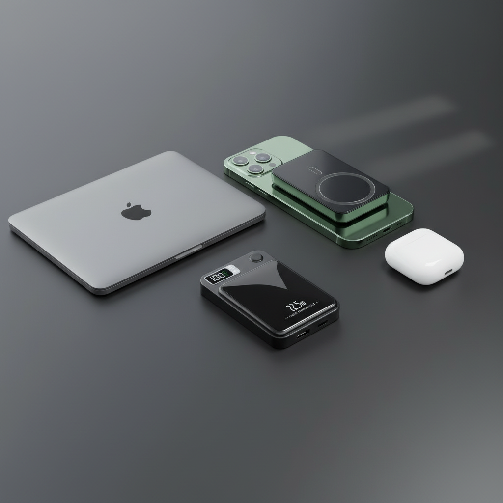 Magnetic Wireless Power Bank Fast Charge