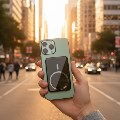Magnetic Wireless Power Bank Fast Charge