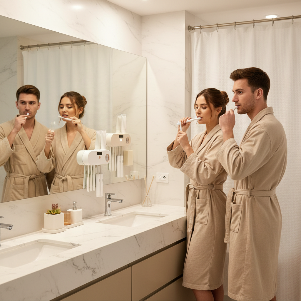 UV Smart Toothbrush Holder