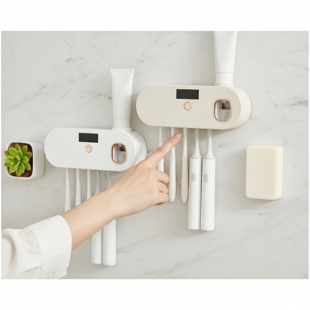 UV Smart Toothbrush Holder